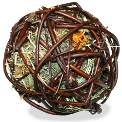 JR FARM Piłka Zabawka z Wierzby z Sianem i Ziołami