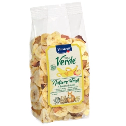 Vitakraft Vita Verde Nature Fruit suszone owoce chipsy banan i jabłko 100g