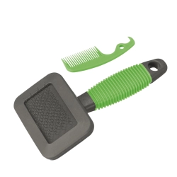 TRIXIE - Zestaw do pielęgnacji sierści gryzoni i królików - SZCZOTKA z grzebieniem czyszczącym