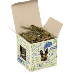 TIVO Hay'Box zioła w jadalnym kartoniku Babka Lancetowata i Bławatek