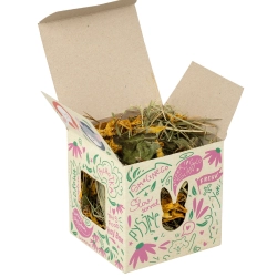 TIVO Hay'Box zioła w jadalnym kartoniku Jeżówka i Płatki słonecznika