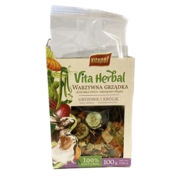 VITAPOL WARZYWNA GRZĄDKA 100g suszone warzywa dla gryzoni i królików