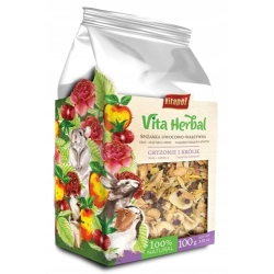 VITAPOL VITA HERBAL SPIŻARKA OWOCOWO-WARZYWNA  DLA GRYZONI I KRÓLIKÓW 100g