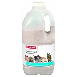 BEAPHAR CARE+ PIASEK DO KĄPIELI DLA SZYNSZYLI 1,3KG 2L BUTELKA