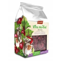 VITAPOL VITA HERBAL BURAK 100g chipsy smakołyk dla gryzoni i królików