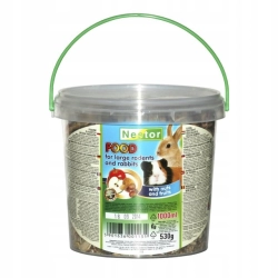 NESTOR Pokarm dla Dużych Gryzoni Orzechy Owoce 1000ml 530g
