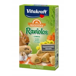 Vitakraft RAVIOLOS 100g warzywny przysmak marchewka lucerna