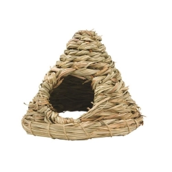 PANAMA PET DOMEK GNIAZDO TIPI STOŻEK Z TRAWY SIANA 19cm 50007