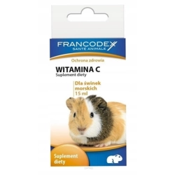 FRANCODEX WITAMINA C krople 15ml świnka morska