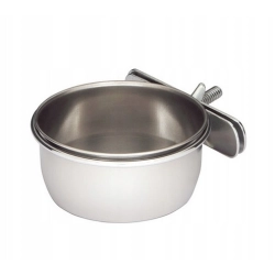 MISKA METALOWA POIDŁO MOCOWANA DO KLATKI 140ML 51501