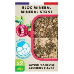 ZOLUX KOSTKI MINERALNE MALINOWE dla gryzoni 2 szt 200g