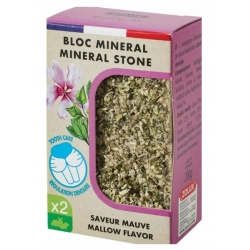 ZOLUX KOSTKI MINERALNE Z MALWĄ dla gryzoni 200g 2 szt