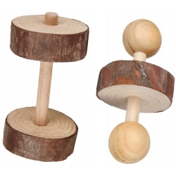 TRIXIE HANTLE CIĘŻARKI DREWNIANE ZABAWKA DLA GRYZONI 2szt 6195