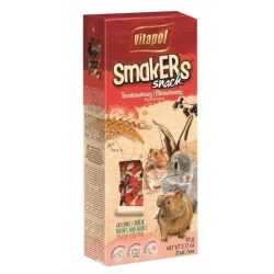 VITAPOL SMAKERS TRUSKAWKOWY 90g 2szt kolby