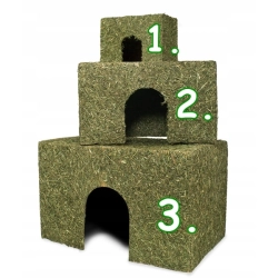JR FARM MAŁY DOMEK Z SIANA 14,5x10x9,5cm 14613